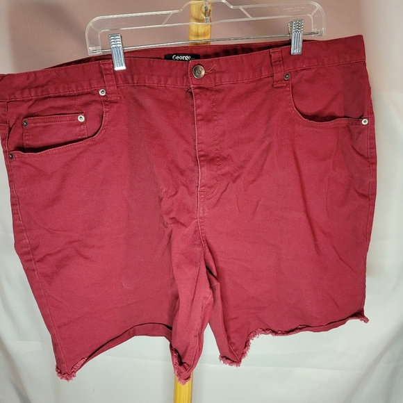 George Men's Cutoff Shorts Rust Size 44 - Picture 1 of 8